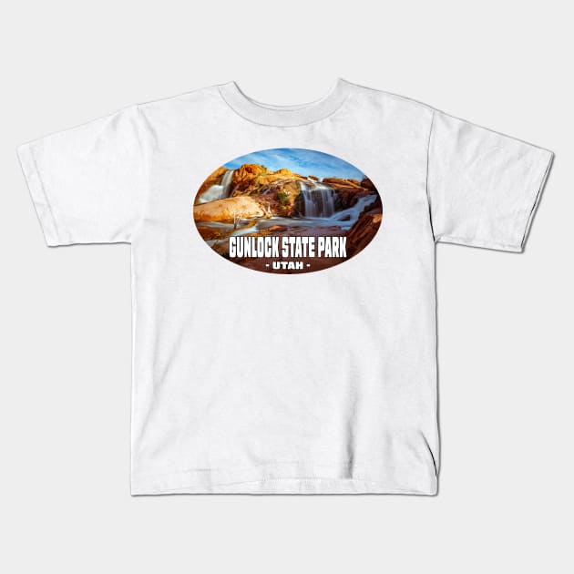 Gunlock State Park / Gunlock Falls, Utah Kids T-Shirt by stermitkermit